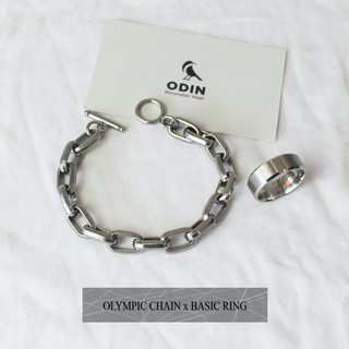 Combo Vòng xích & nhẫn Basic Titan