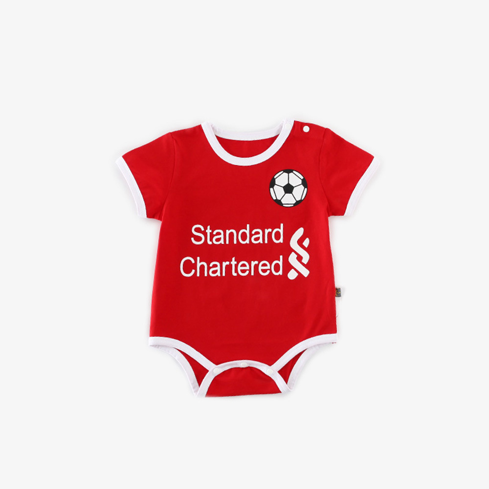 Bộ Áo Liền Quần Cotton In Hoạt Hình One Piece Dễ Thương Cho Bé Trai + Gái