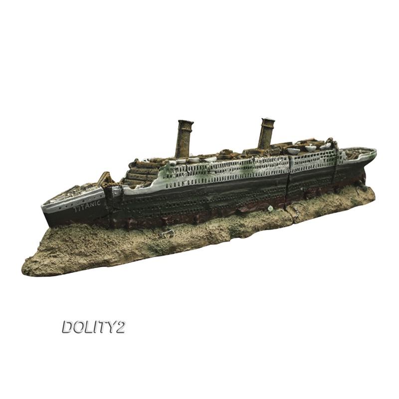 Titanic trang trí cảnh quan hồ cá