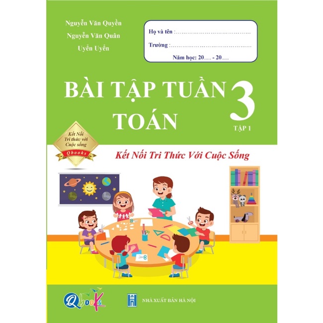 Sách - Bài Tập Tuần Toán và Tiếng Việt Lớp 3 - Kết Nối - Tập 1