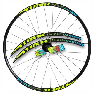 Tem decal dán vành niềng phanh đĩa bánh xe đạp địa hình MTB Trek Factory Racing 26"/27.5"/29" (Disc brake) | Wheel decal