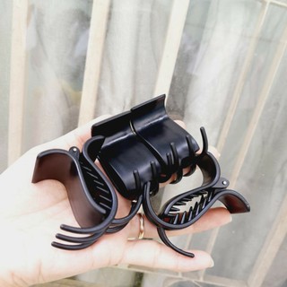 Combo 6 kẹp tóc 5 răng nhám đen