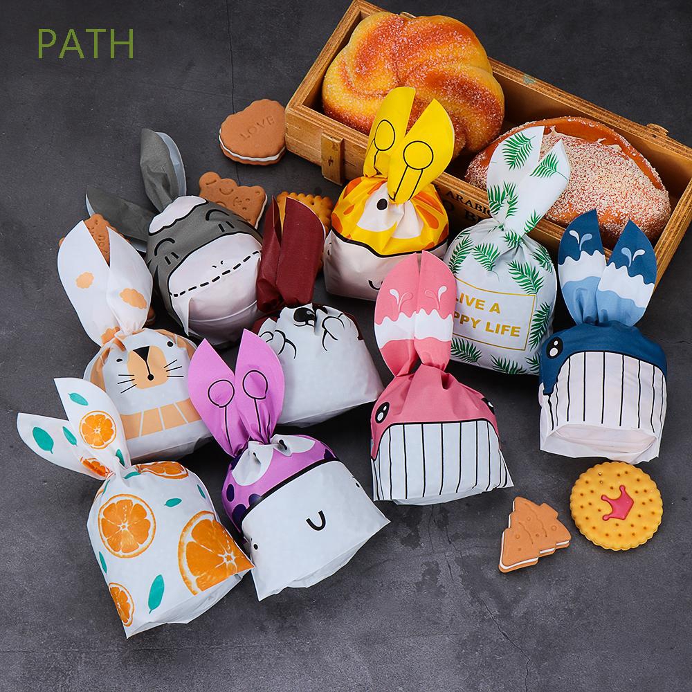 Bộ 10 Túi Đựng Bánh Kẹo Hình Thỏ Dễ Thương