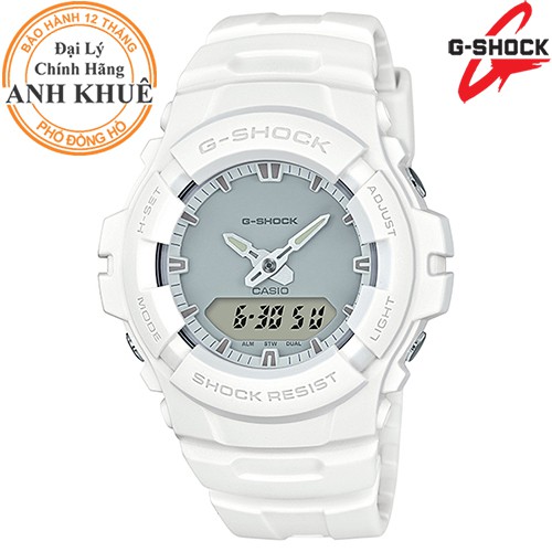 Đồng hồ nam dây nhựa G-SHOCK Casio chính hãng Anh Khuê G-100CU-7ADR