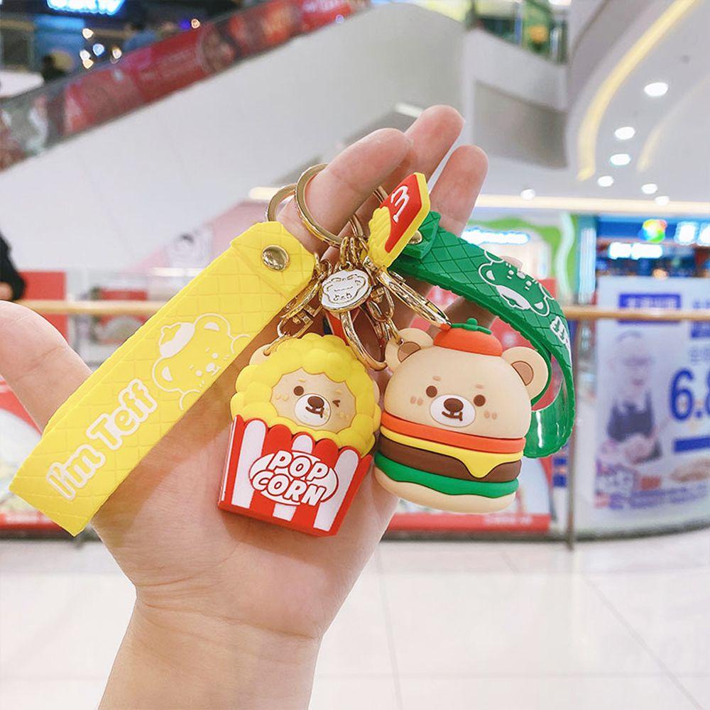 Móc Khóa Gắn Ba Lô Hình Gấu Teddy Hoạt Hình Dễ Thương