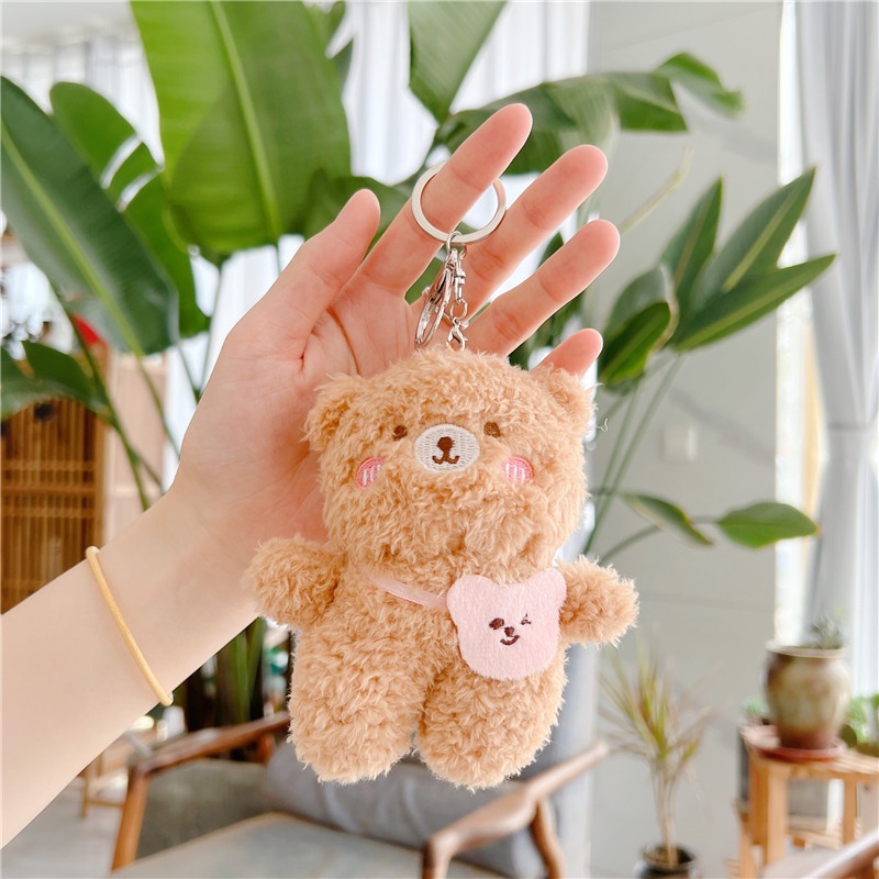 Móc khoá treo trang trí chìa khoá phụ kiện balo túi xách kute dễ thương hình gấu MK - 104