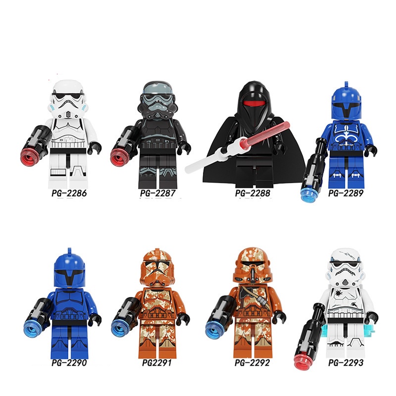 Mô Hình Đồ Chơi Nhân Vật Anakin Obi-Wan Han Solo Luke Stormtrooper Clone Trooper The Mandalorian Kylo Ren Trong Phim Chiến Tranh Giữa Các Vì Sao