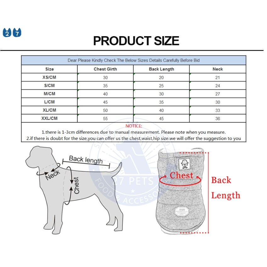 Bộ Áo Liền Quần Thể Thao 4 Ống Cho Thú Cưng {27Pets}