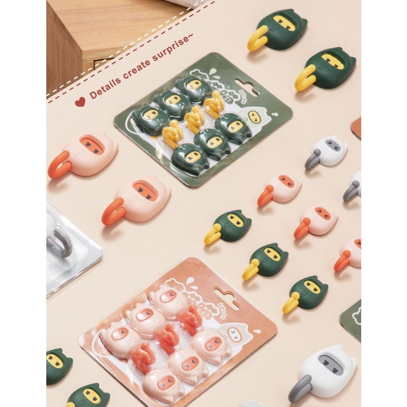 Móc Treo Đồ Gắn Tường Thiết Kế Dễ Thương Tiện Dụng