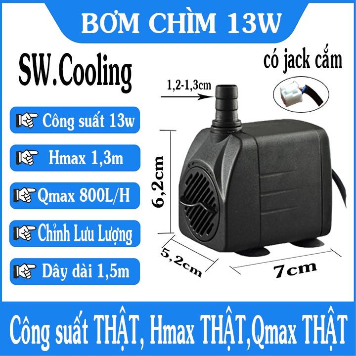 Bơm nước cho quạt điều hòa quạt hơi nước 5W 8W 13W 16W 18W 25W