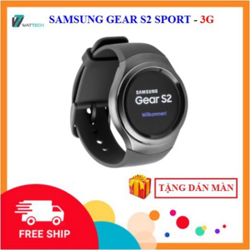 GIÁ BẤT DIỆT Đồng Hồ Thông Minh Samsung Gear S2 Sport 3G_ (Bản Có Loa) GIÁ BẤT DIỆT