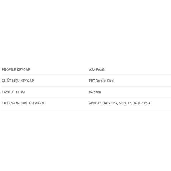 Bàn phím cơ AKKO 3084B Plus Black Pink