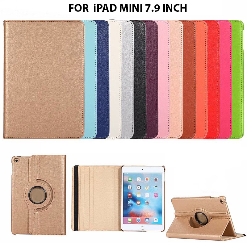 Bao da iPad mini 1, mini 2, mini 3 (7.9 inch) xoay 360 độ giá rẻ nhiều màu