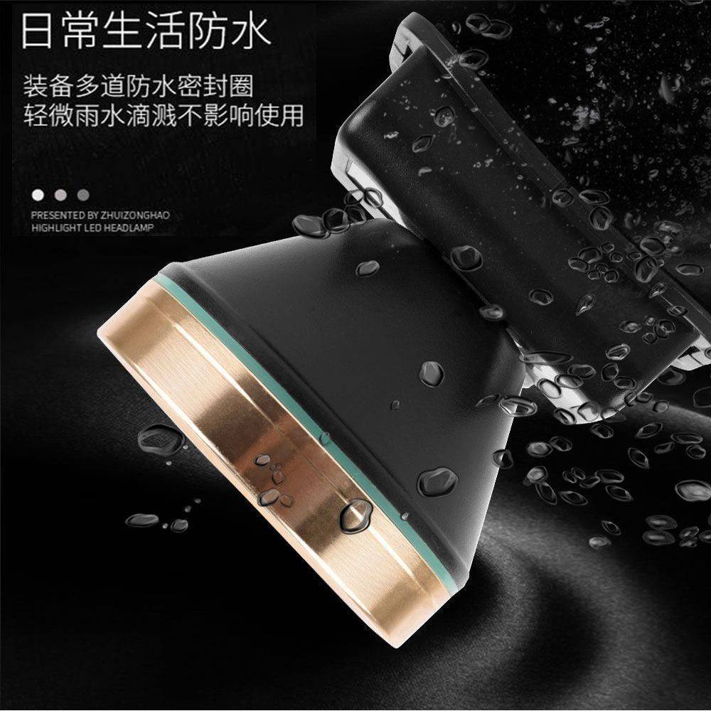 Đèn Pin Đội Đầu Siêu Sáng Có Thể Sạc Lại Bằng Pin lithium Ban Đêm