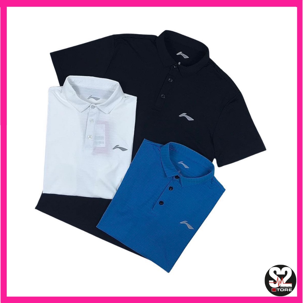 Áo thun polo nam có cổ thương hiệu LNING hàng xuất dư có hóa đơn