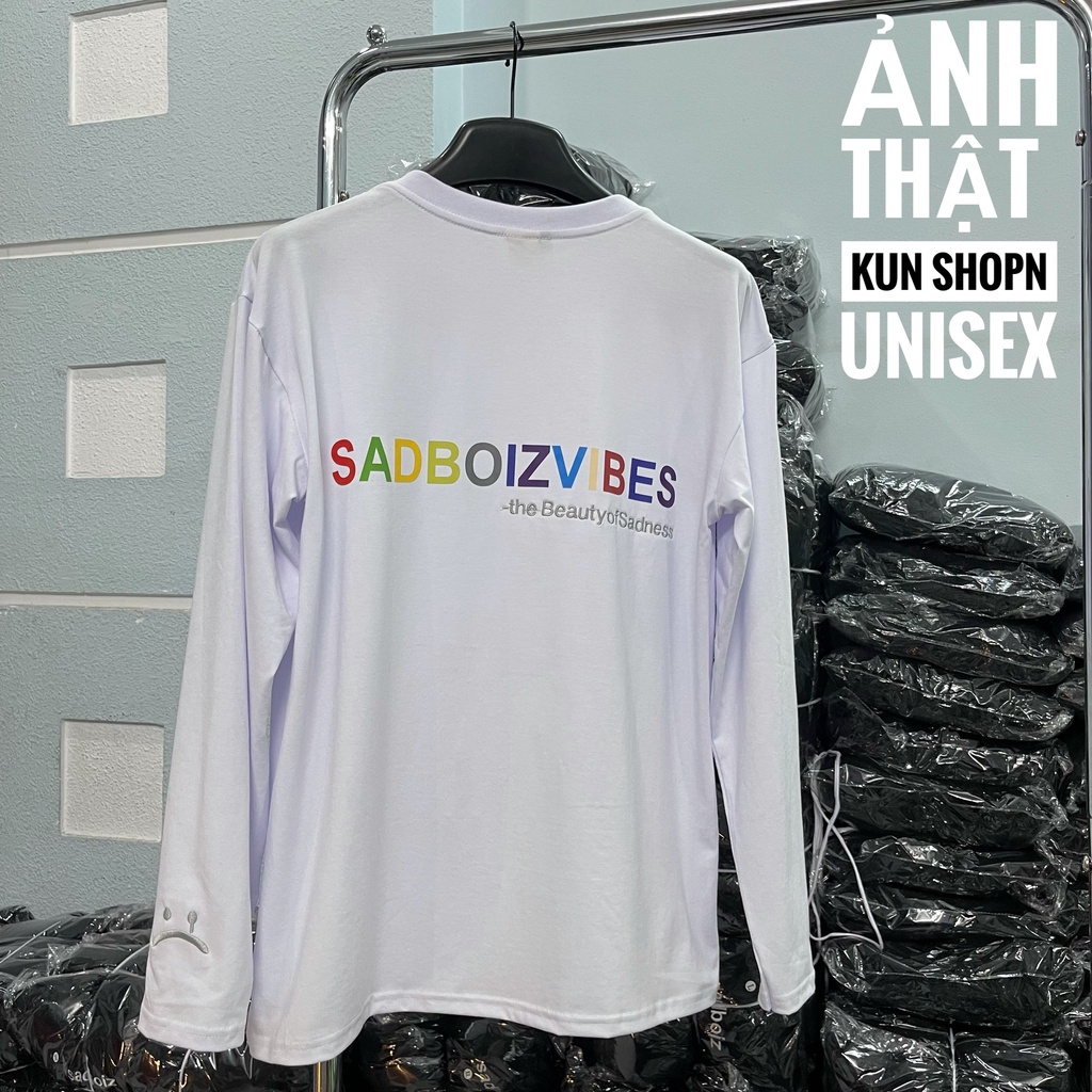 Áo thun longtee sad boiz SADBOIZVIBES  Áo thun tay dài sadboiz sad story full tag | WebRaoVat - webraovat.net.vn