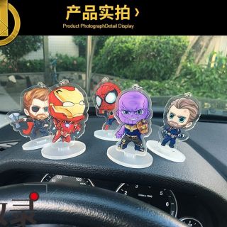 Standee kiêm móc khóa Marvel: Loki Thor Thanos Captian America Spiderman Ironman