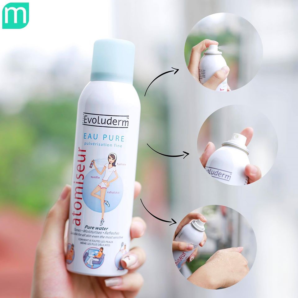 Xịt khoáng Evoluderm Pháp chính hãng ( sẵn 150ml và 400ml) | BigBuy360 - bigbuy360.vn