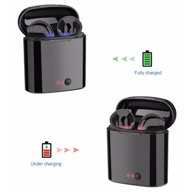 Double Bluetooth Earphone Wireless Earbuds + Charging Box For smart phone
