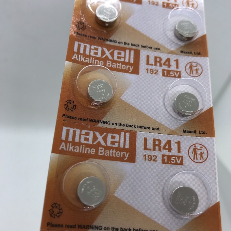 Pin cúc áo nhỏ MAXELL mã LR44 ( A76 hay AG13), mã LR41 ( 192 hay AG3), mã LR1130 (189 hay AG10) chính hãng