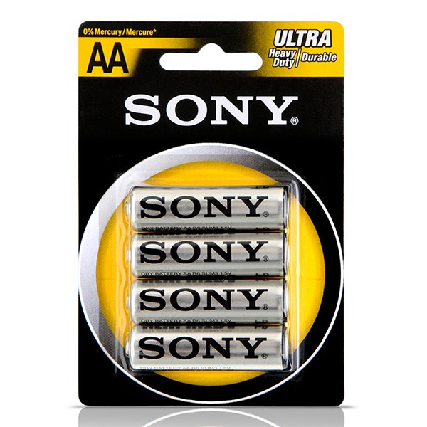 Pin AA Sony Carbon , Pin Tiểu Sony Carbon vỉ 4 viên