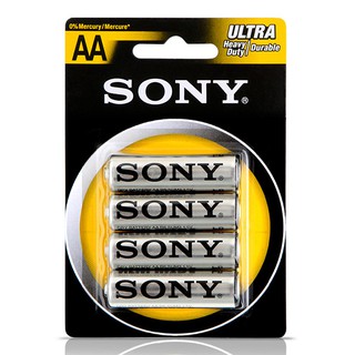 Pin aa sony carbon , pin tiểu sony carbon vỉ 4 viên