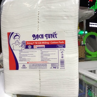 Bông gòn Bạch tuyết cắt sẵn 10*10 500g