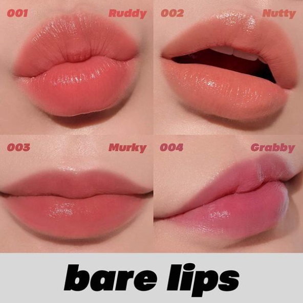 Son dưỡng có màu I'm Meme Bare Lips hồi sinh làn da môi, cho môi căng mọng và hồng hào - HONGS KOREA