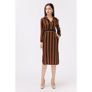 Đầm dài tay cổ bẻ - 20again