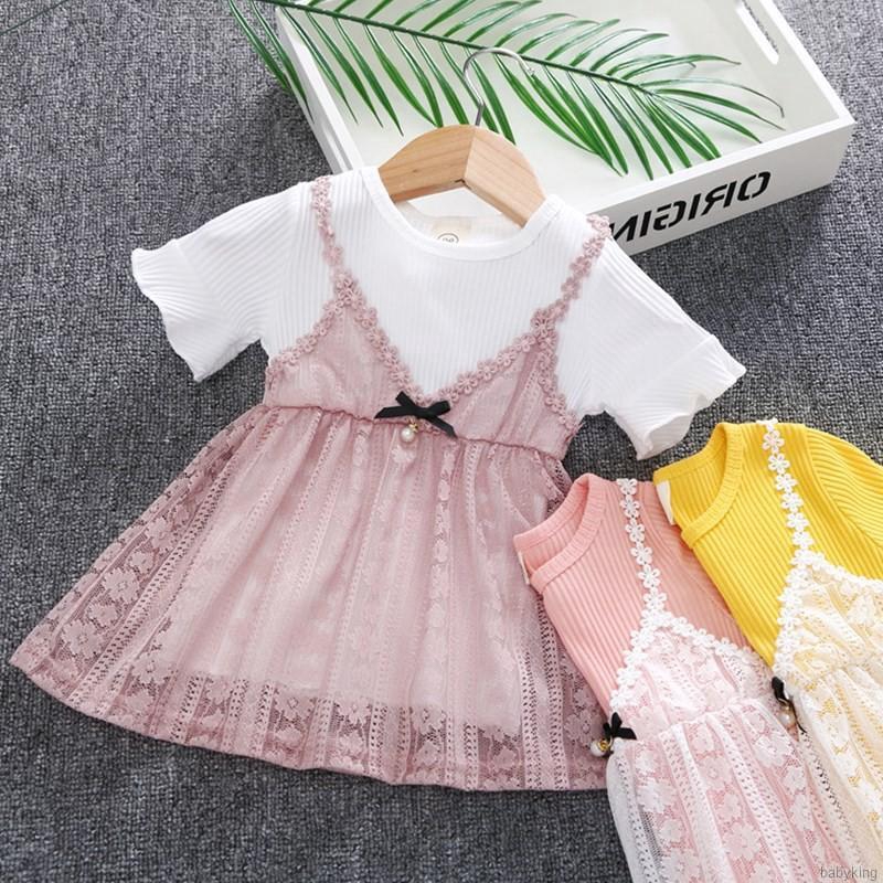 Đầm babydoll kiểu dáng dễ thương dành cho bé gái