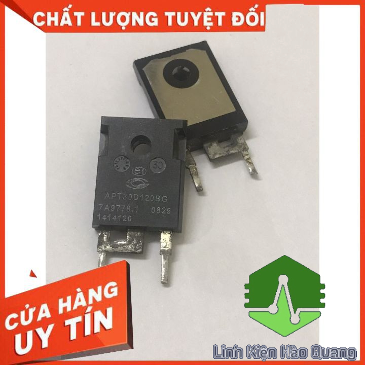 DIOT XUNG TỐC ĐỘ CAO ULTRAFAST APT30D120BG 30A 1200V THÁO MÁY CHÍNH HÃNG