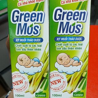 Xịt muỗi thảo dược Green Mos cho bé