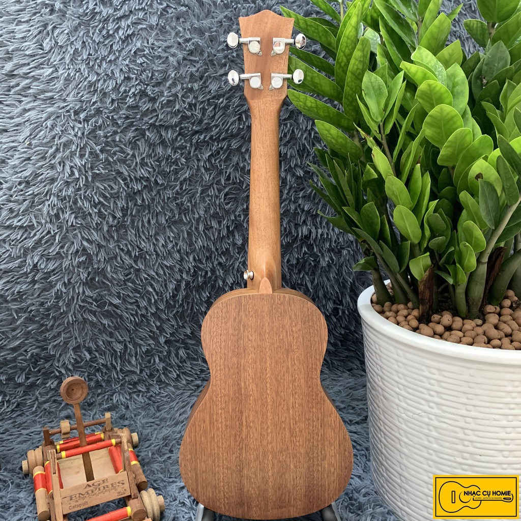 ĐÀN UKULELE CONCERT 23INCH HOA LÁ