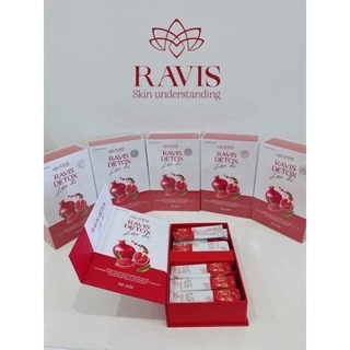 Detox Lựu Đỏ Ravis ( hộp 30 gói chính hãng )