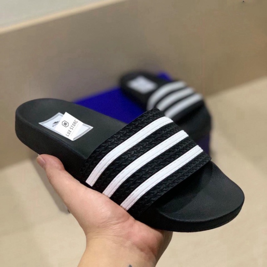 FREE SHIP DÉP NAM CAO CẤP DÉP ADIDAS 3 SỌC NGANG HÀNG  KỸ H2T STORE