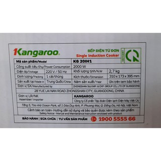 BẾP TỪ KANGAROO KG365I/KG20IH1