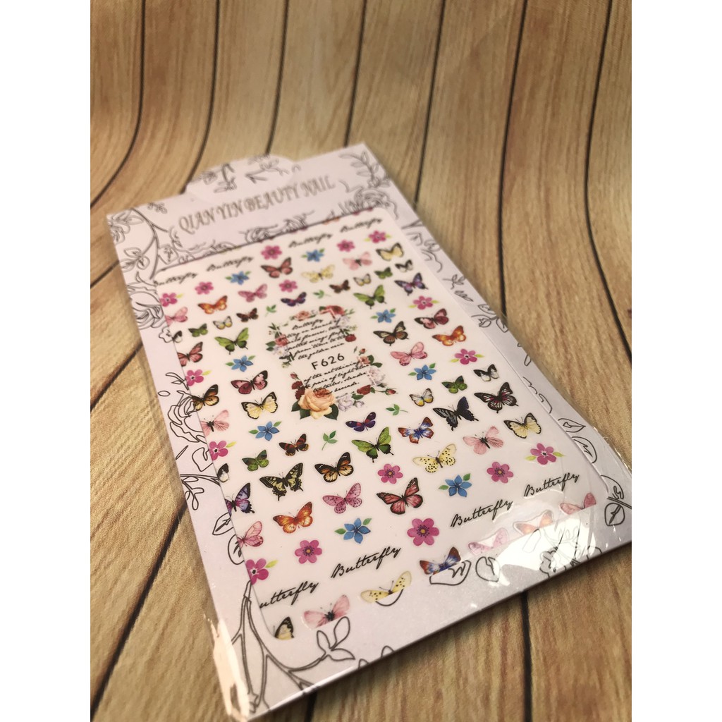 STICKER dán móng mã số 98