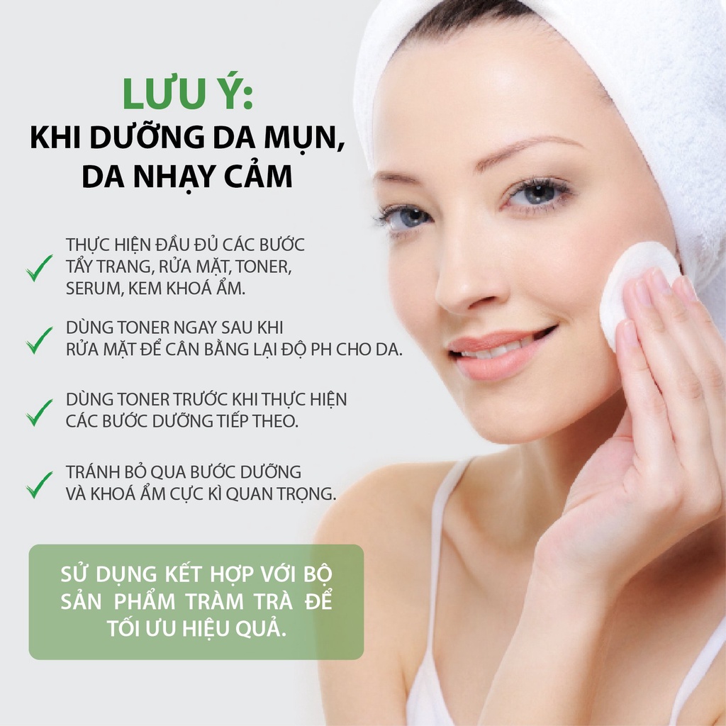 Toner Nước Hoa Hồng MILAGANICS Tràm Trà Tea Tree Shine Control and Blemish Clear Toner 250ml (Chai)