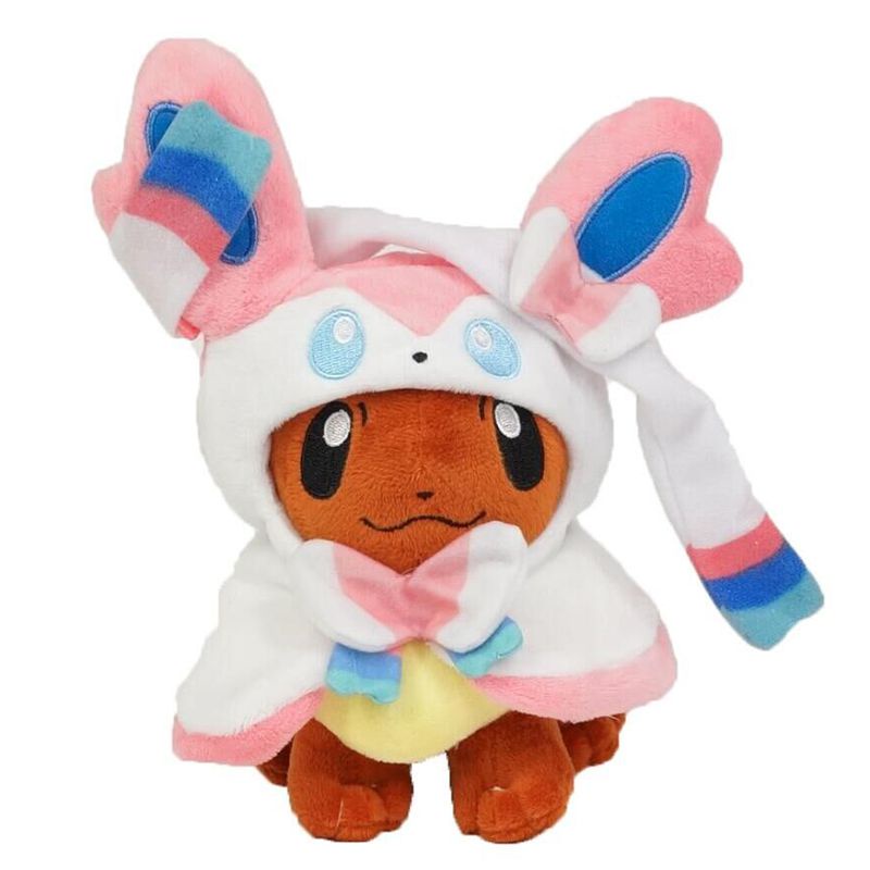 Búp Bê Đồ Chơi Mềm Hình Pokemon Eevee Center Sylveon Flareon Nymphia 7