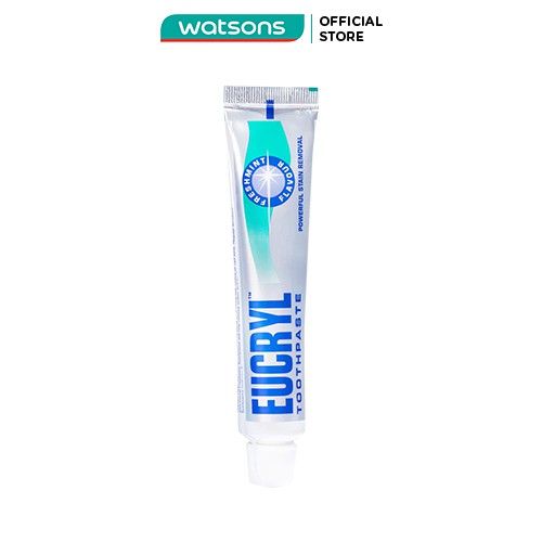 [Mã FMCGMALL giảm 8% đơn từ 250K] Kem Đánh Răng Tẩy Trắng Eucryl Toothpaste 62g