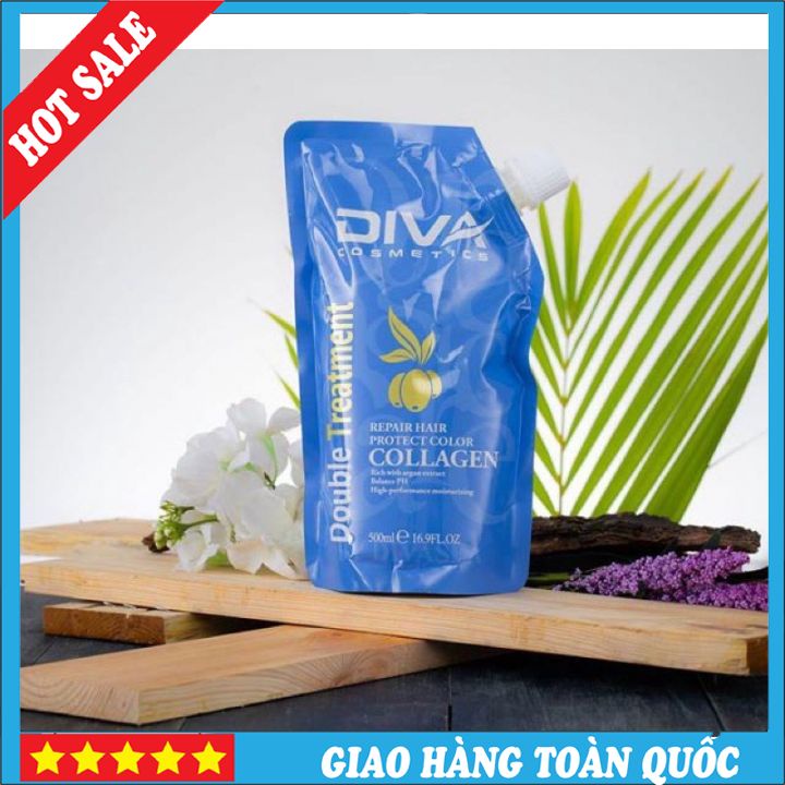 ⭐️⭐️[RẺ VÔ ĐỊCH] Hấp Collagen siêu mềm mượt Diva 500ml/ túi ⭐️⭐️