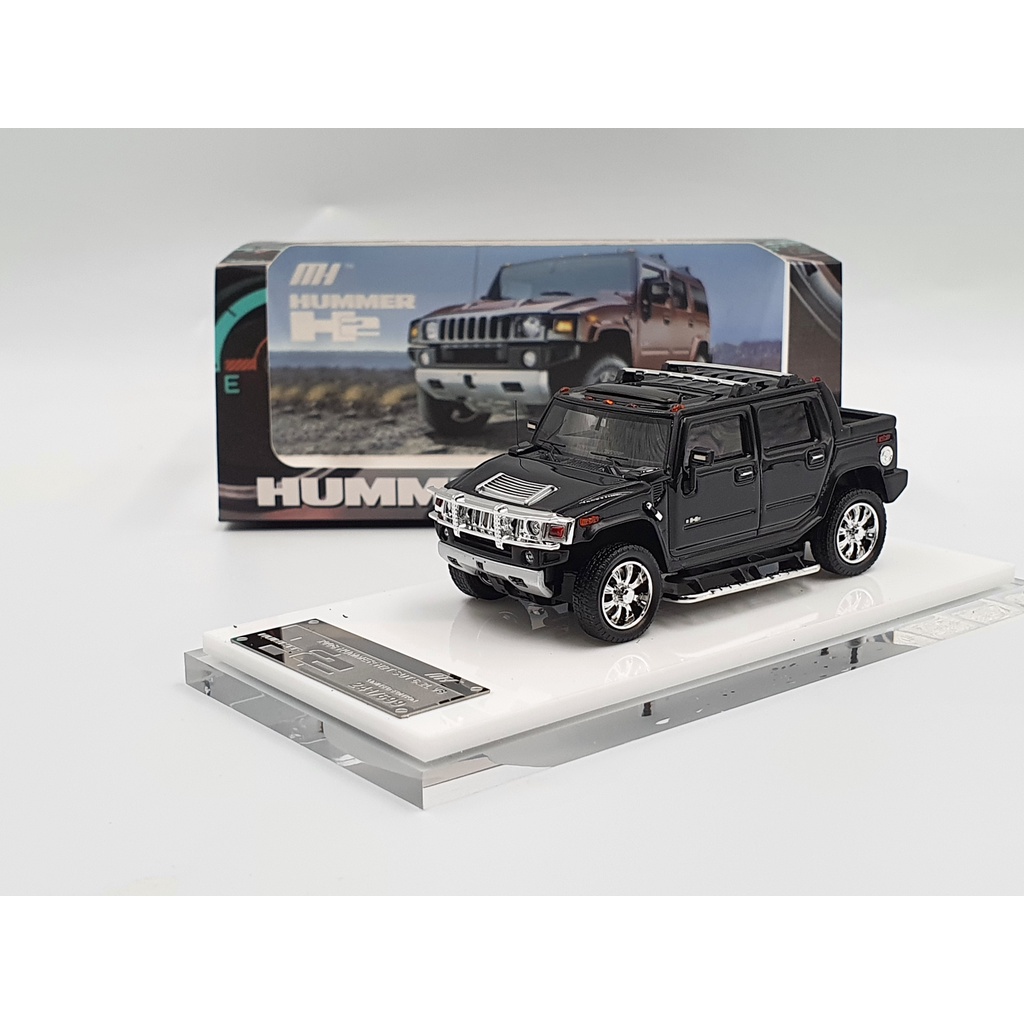 Xe Mô Hình Hummer H2 2008 Tỉ lệ 1:64 Hãng sx Motor Helix ( Đen )