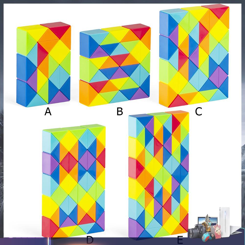 Đồ Chơi Xếp Hình Rắn 24 / 36 / 48 / 60 / 72 Giúp Giảm Căng Thẳng