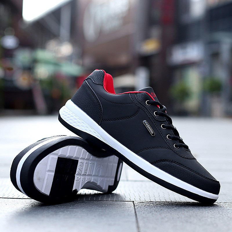 Luxury Simple Men Casual Shoes Light Walking Shoes Business Sneaker