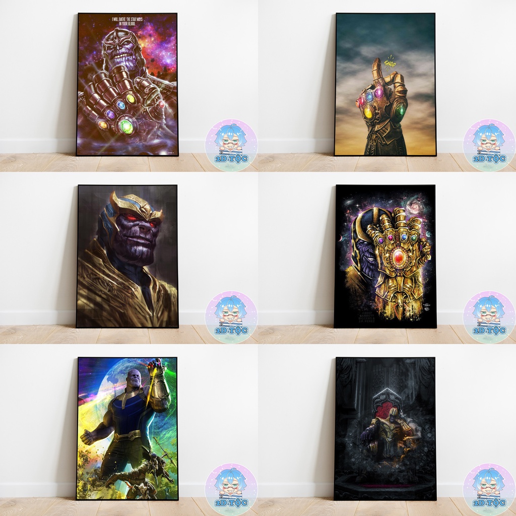 TRANH POSTER A3 THANOS MARVEL (2) CHẤT LIỆU GIẤY CAO CẤP – TRANH POSTER DÁN TƯỜNG TREO TƯỜNG 2D TỘC SHOP