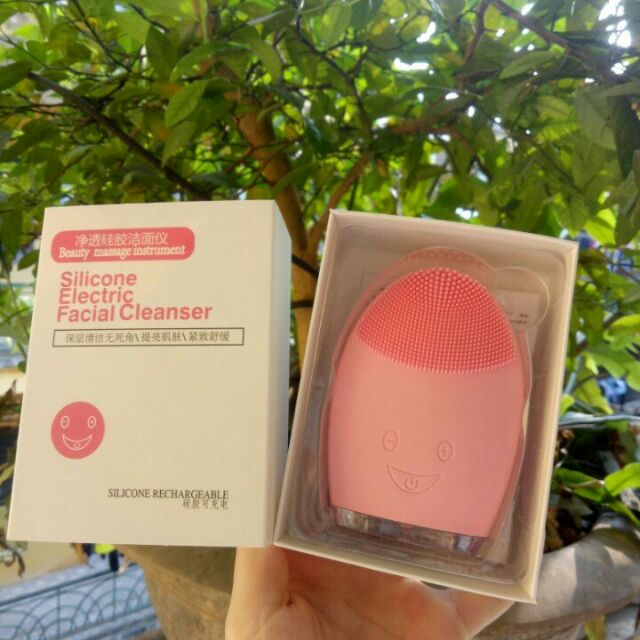 Máy rửa mặt Silicon cao cấp