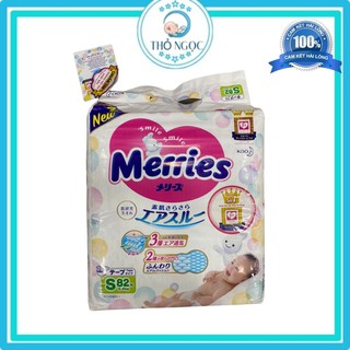 Bỉm Merries Nhập Khẩu Dán Và Quần Có Size NB90/S82/M64/M58/L44/L58/Xl38-Shop Thỏ Ngọc