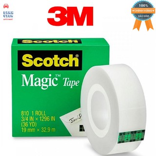 {Băng Keo Ma Thuật }3M 810 Scotch Magic Tape là loại băng keo mờ, không thể nhìn thấy được khi dán
