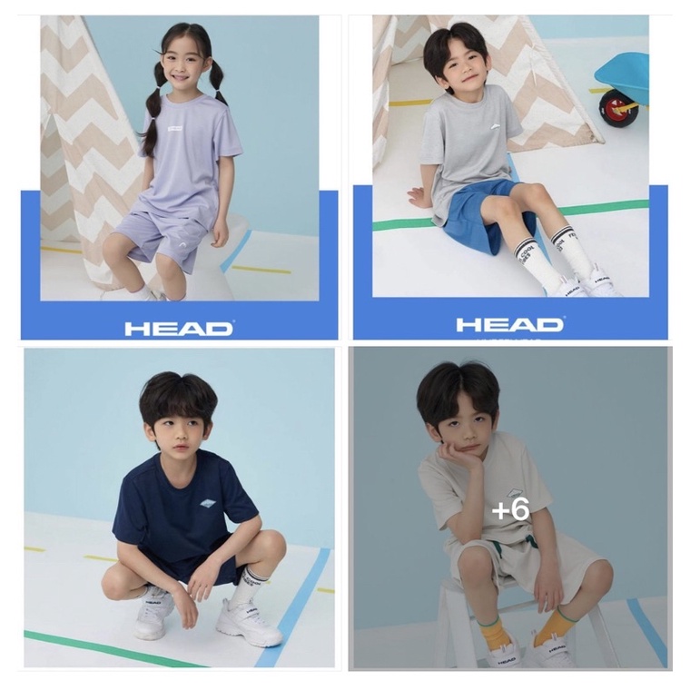 Bộ thể thao cotton style Hàn Quốc bé trai bé gái