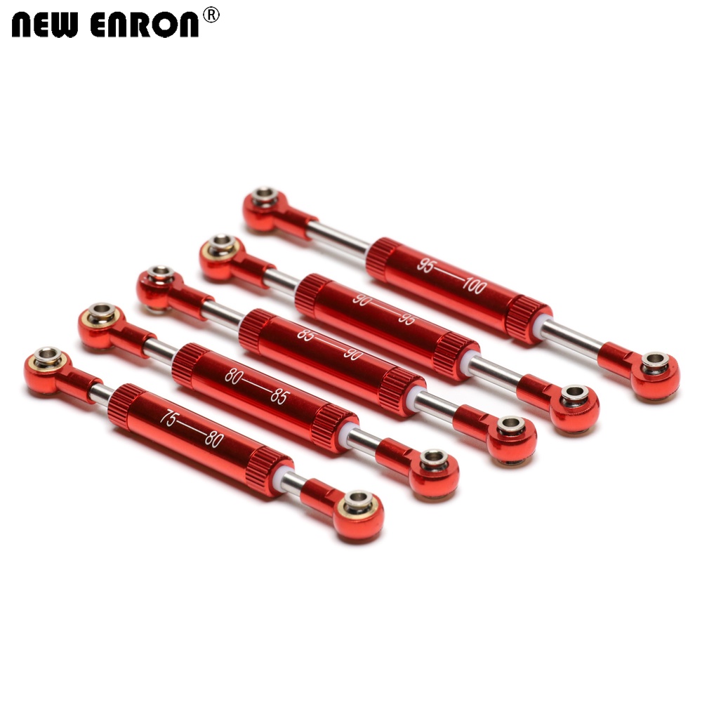 75mm 80mm 85mm 90mm 95mm 100mm Thanh kéo liên kết Servos có thể điều chỉnh cho RC Car 1/10 Axial SCX10 Traxxas TRX4 D90 HSP KYOSHO